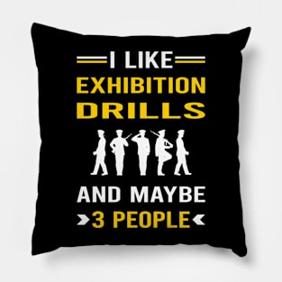 3 People Exhibition Drill Pillow