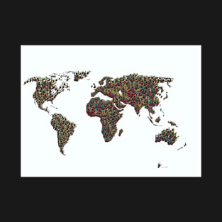 ASL World Map T-Shirt