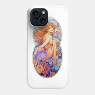 Art Nouveau Flower Fairy 02 Phone Case