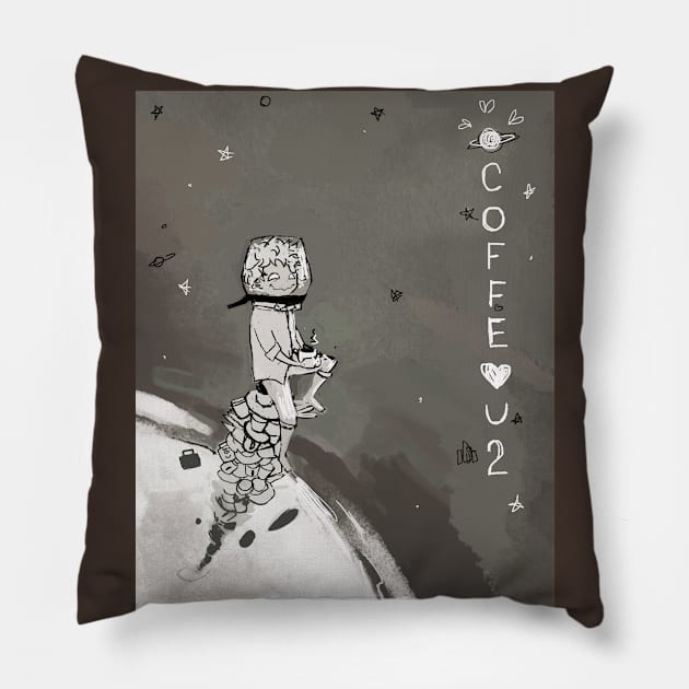 Coffee Pillow by RainbowLithium