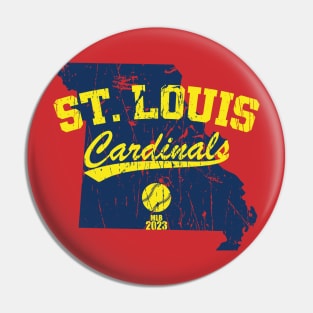 St. Louis, Missouri - The Cards - 2023 Pin