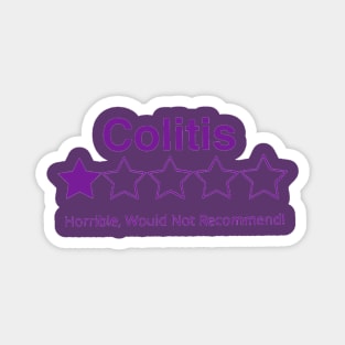 Colitis 5 star rating Magnet