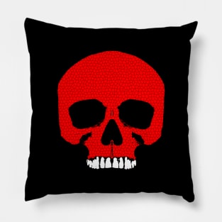 Mesh skull Pillow