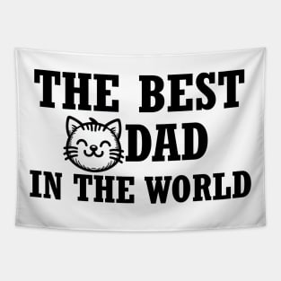 The best cat dad in the World Tapestry