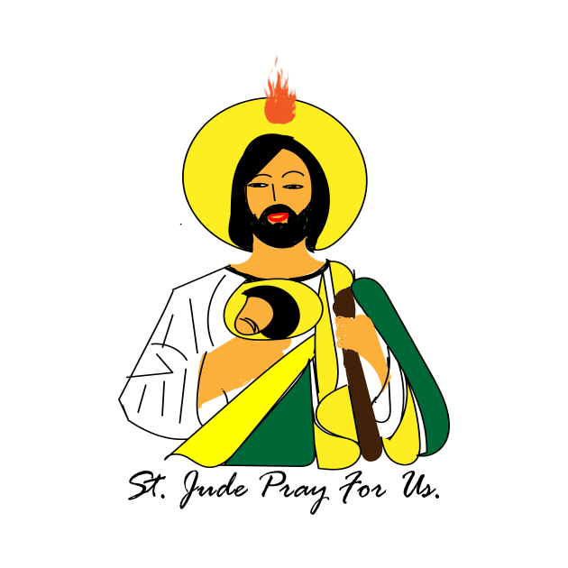 Saint Jude Pray For Us by FlorenceFashionstyle