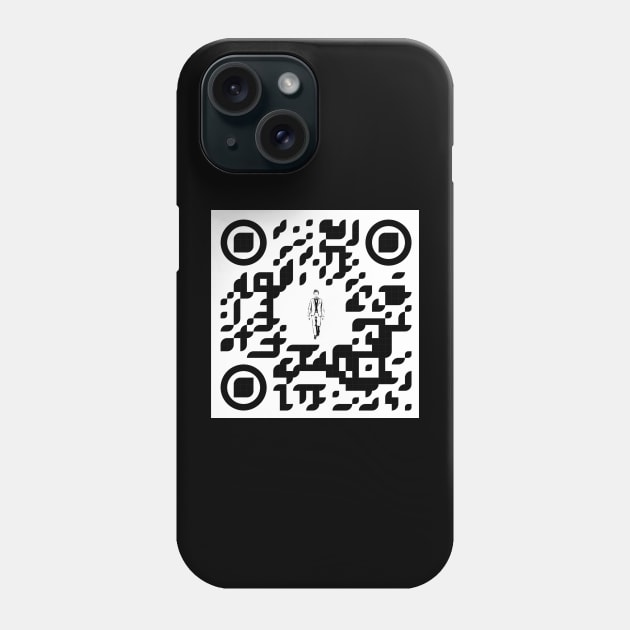 Never Gonna Give You Up - QR Code - Rick Roll Phone Case by Aldrvnd