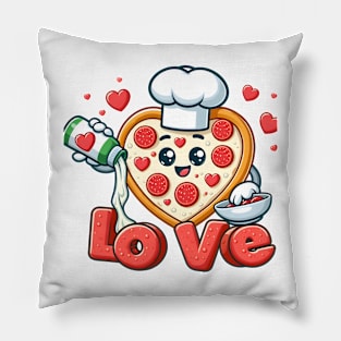 Valentine's Cartoon Delights T-Shirt Pillow