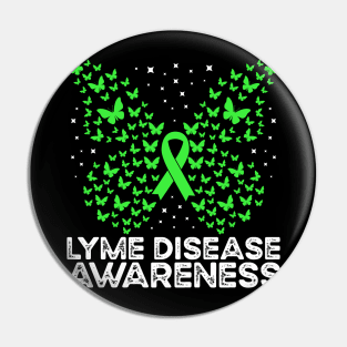 Lyme Disease Awareness Butterfly Lyme Disease Pin