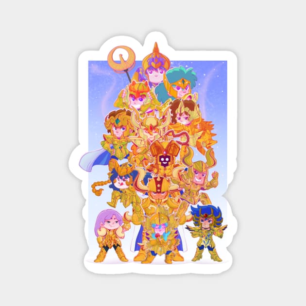 Saint Seiya Magnet by Kitvinicius