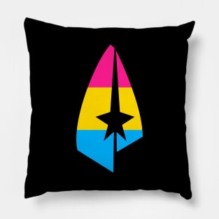 Pride Pansexual Treksphere Logo Pillow