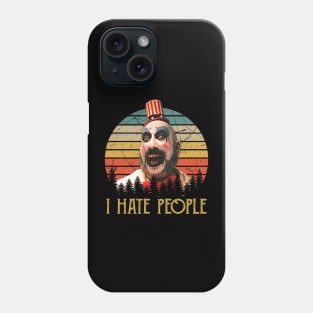 Funny Men Artwork Hate People Phone Case