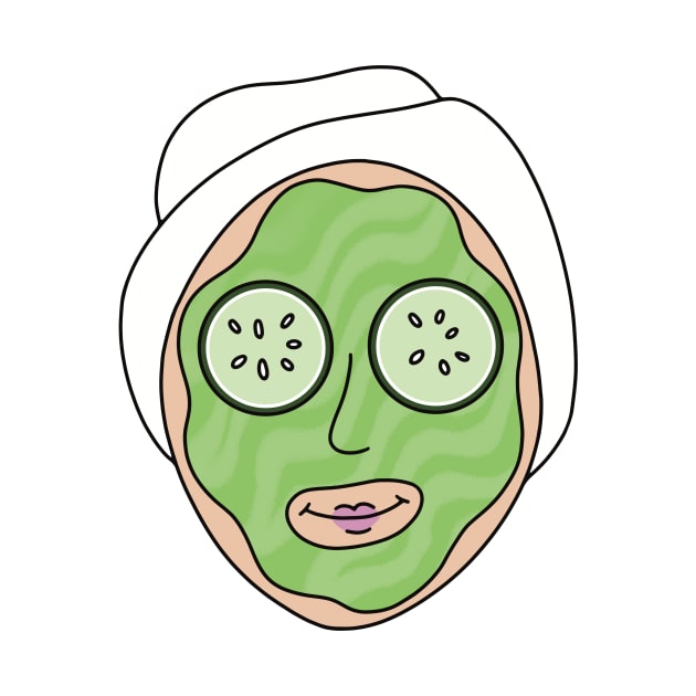 Spa Day Cucumber Mask by murialbezanson