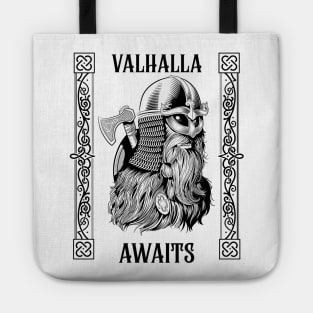 Valhalla Awaits Viking Tote