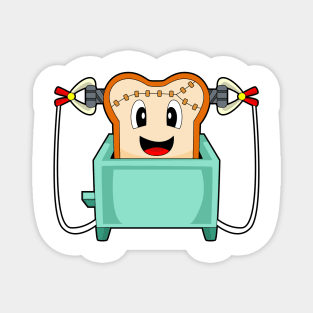 Bread Halloween Toaster Magnet