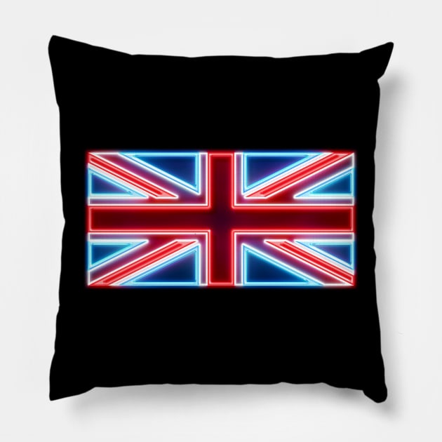 Union Jack Flag Pillow by The Design Deck