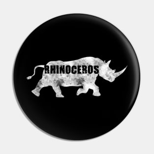 Rhinoceros Pin