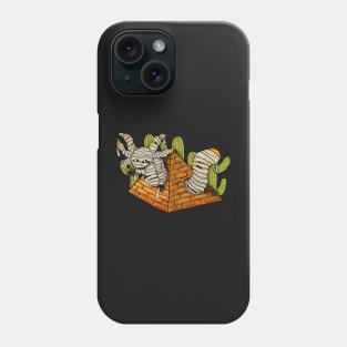 Halloween Mummy Axolotl Phone Case