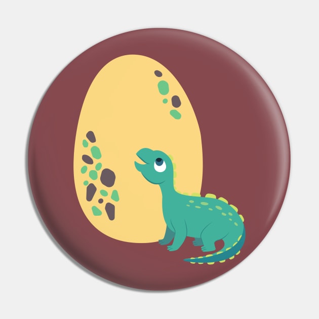 Dinosaur and egg Pin by m-laP