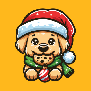 Christmas puppy cookie T-Shirt