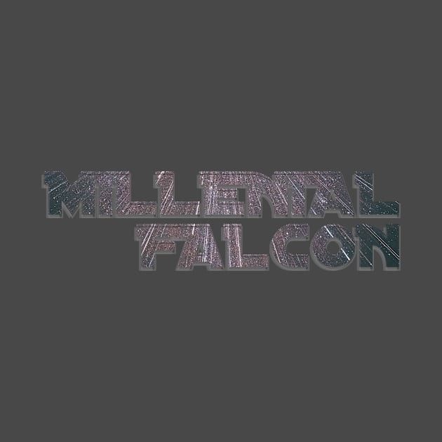 MILLENIAL FALCON by afternoontees