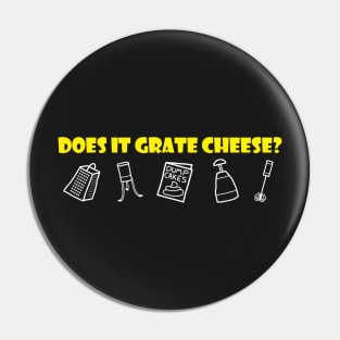 Does It Grate Cheese? Pin