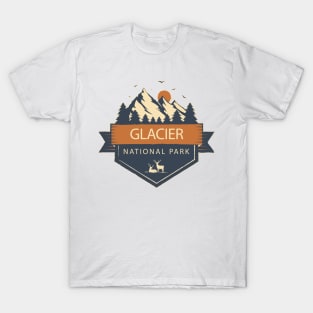 Glacier National Park Tee - Montana - Unisex Graphic T-Shirt