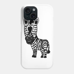 Doodle Zebra Phone Case