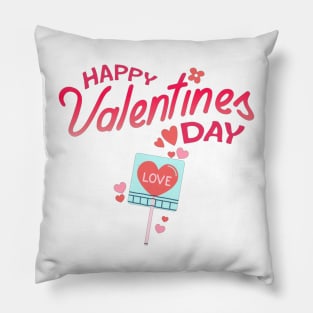 Happy Valentines Day - Love Lollipop! Pillow