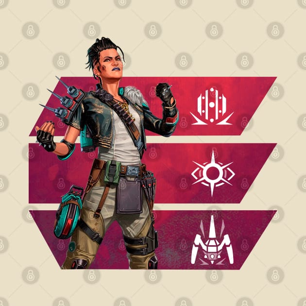 Mad Maggie Apex Legends by Paul Draw