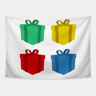 Colorful gift boxes Tapestry