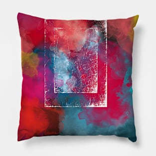 Paint abstract artistic color Pillow