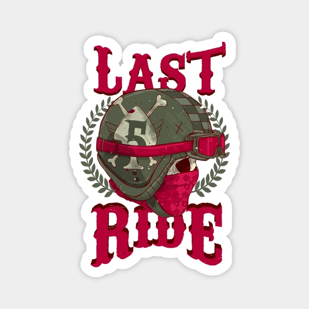 Last Ride Magnet by Bishok