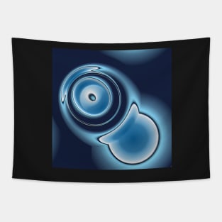 Blue bubbles Tapestry