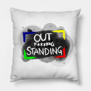 Out Asterisk Standing 2 Pillow