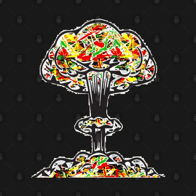 Nuclear Graffiti Explosion by LowEndGraphics