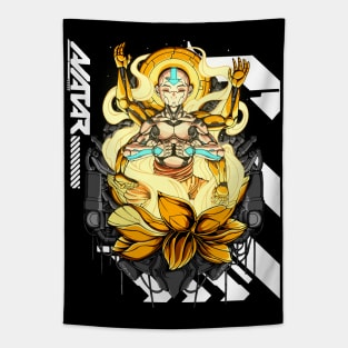 Monk Of Element Tapestry