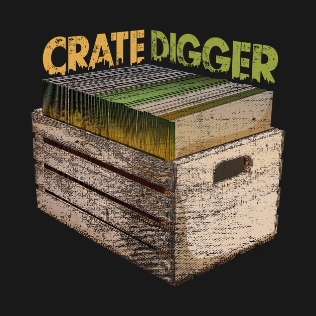 Crate Digger Vinyl Collector by All-About-Words