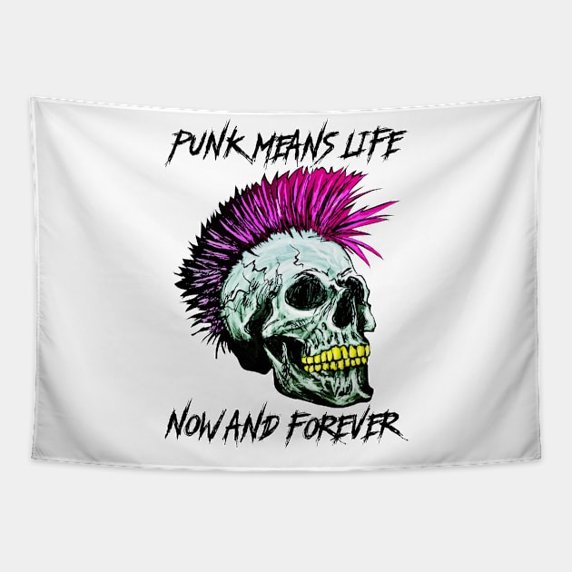 Punk Forever Tapestry by rezolivarez