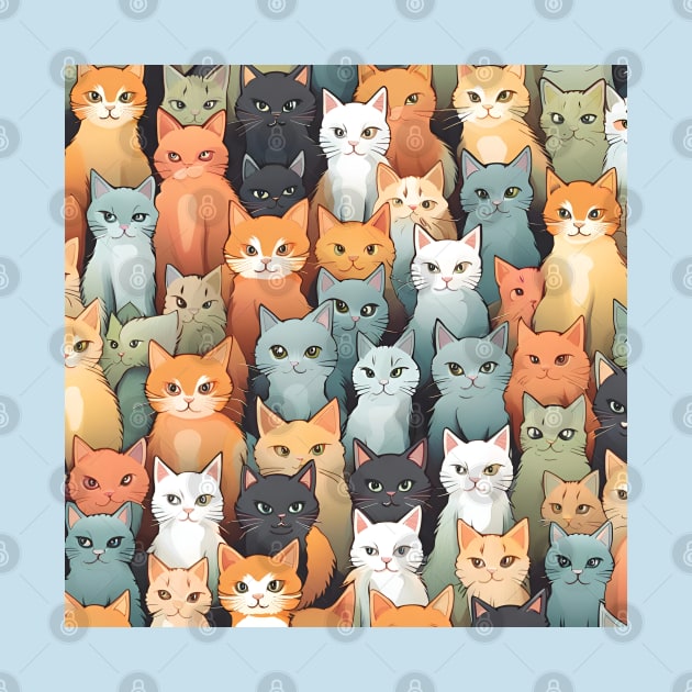 Group of Cats by This and That Designs