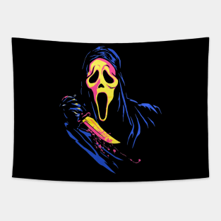 the scream full color Tapestry