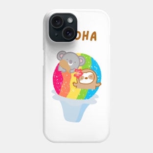 Aloha Rainbow Shave Ice Phone Case