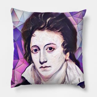 Percy Bysshe Shelley Pink Portrait | Percy Bysshe Shelley Artwork 8 Pillow