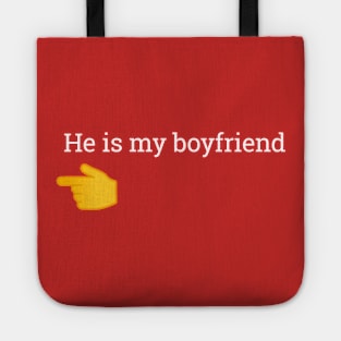 boyfriend couple Tote