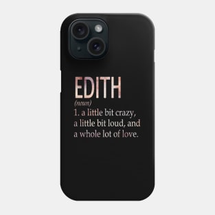 Edith Girl Name Definition Phone Case