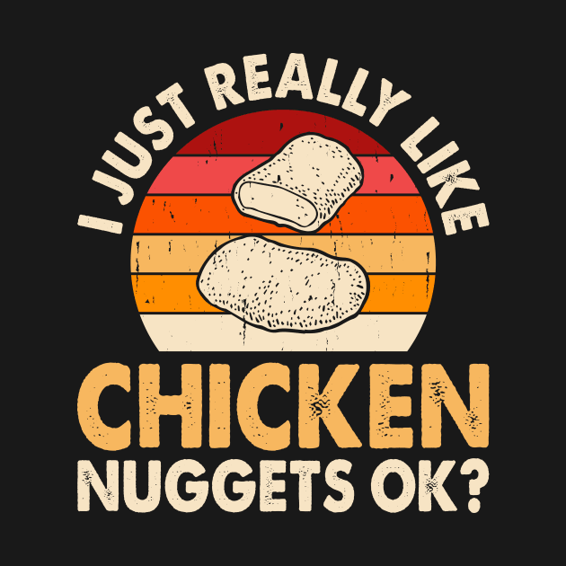 Powered By Chicken Nuggets T Shirt For Women T-Shirt T-Shirt by Xamgi