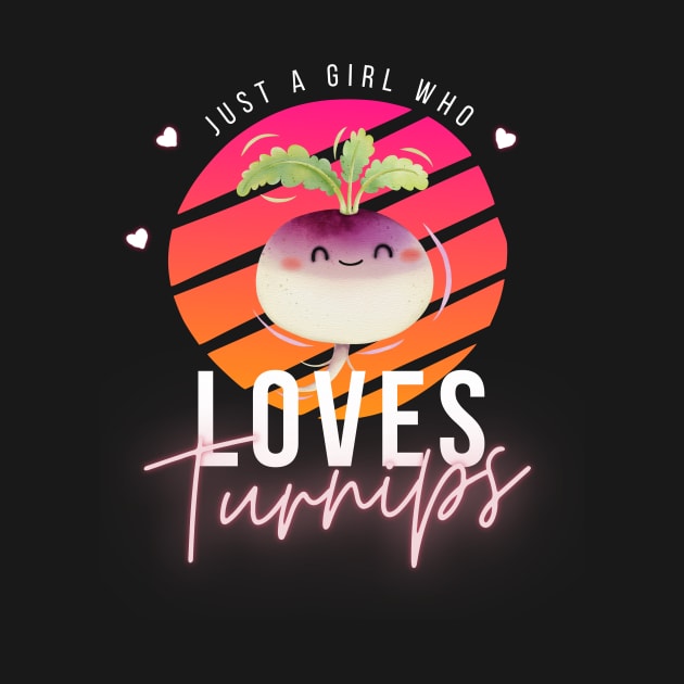 Just A Girl Who Loves Turnips Cute by DesignArchitect