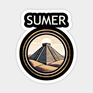 Sumer Ziggurat of Ur Ancient Sumerian History Magnet