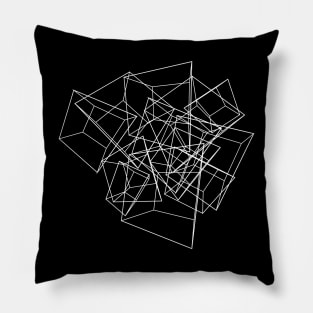 squares 3d composition Pillow