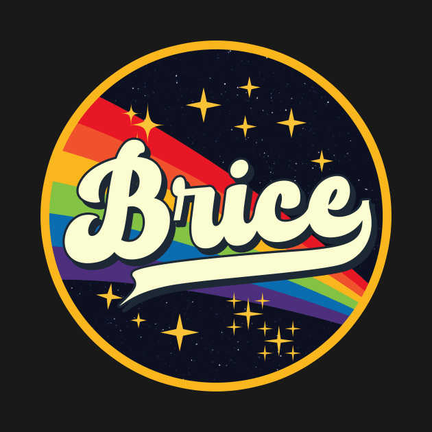 Brice // Rainbow In Space Vintage Style by LMW Art