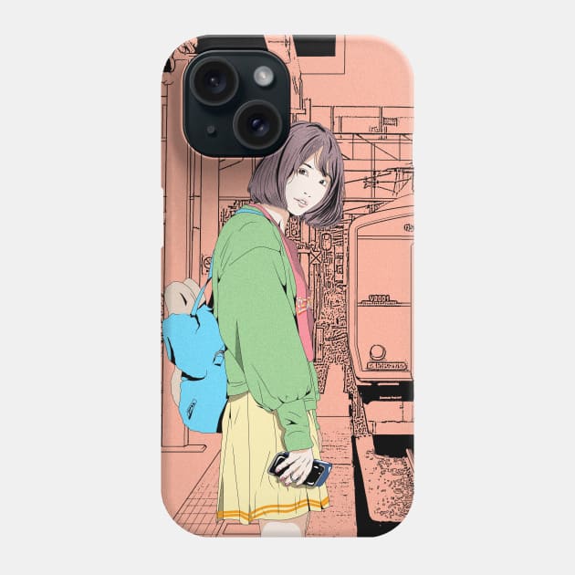 Rakukoo Phone Case by Retro Tengu